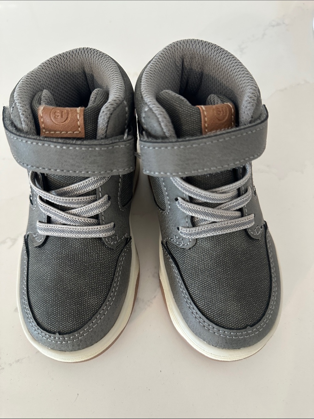 Stride Rite Colby 360 Gray High-Top Sneakers Boots Toddler Boys 7 - Picture 2 of 7
